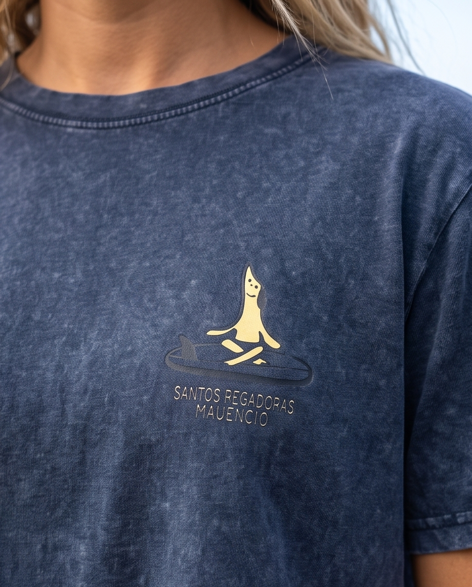 POLERA CROP SP ACID AZUL - PERRO YOGA