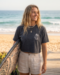 POLERA CROP SP ACID NEGRO - ALETAS