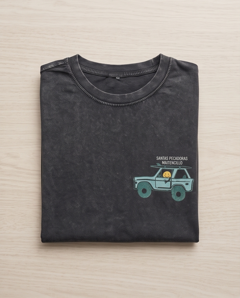 POLERA CROP SP ACID NEGRO - JEEP