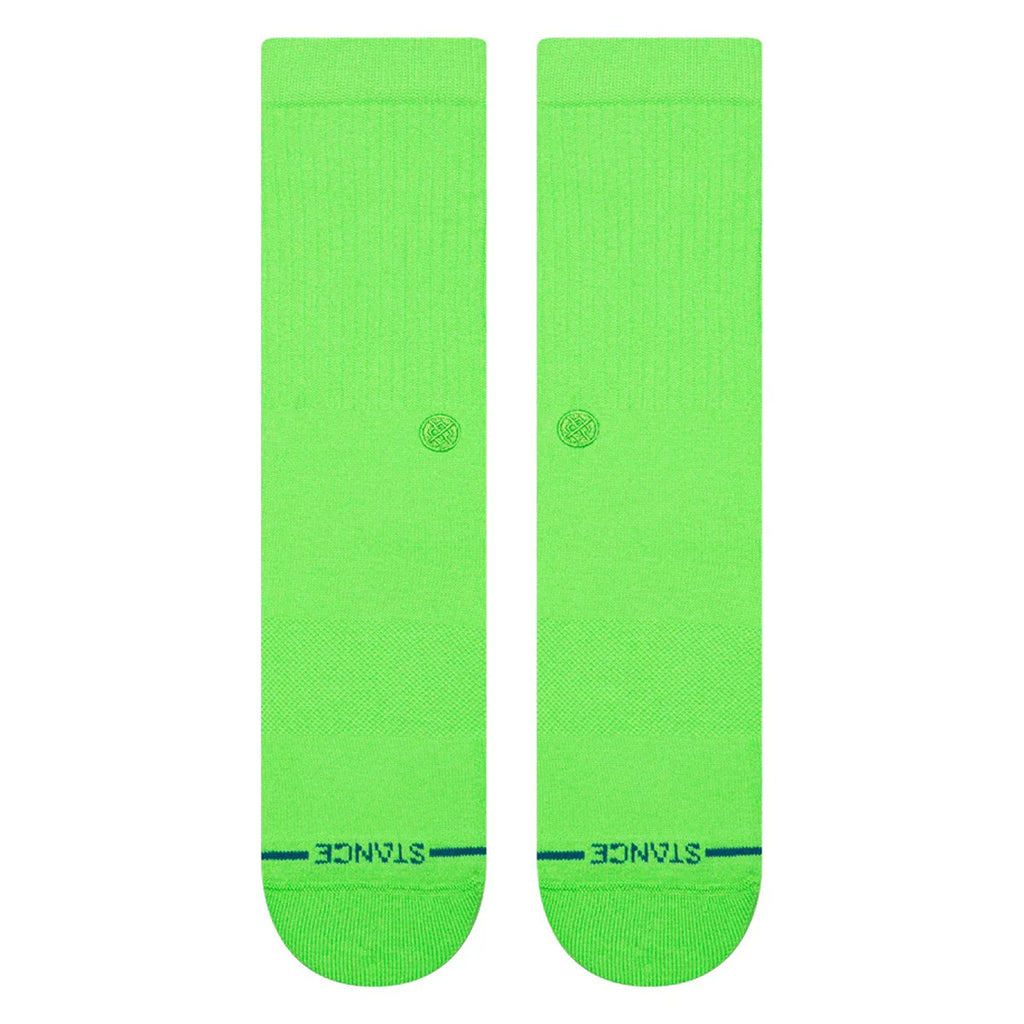 STANCE ICON SOCKS NEON GREEN