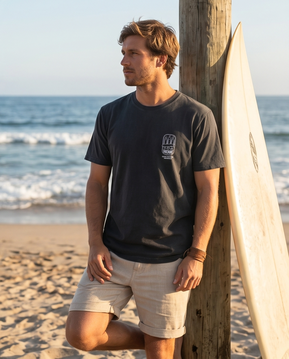 Polera Acid Santas Pecadoras Sirena Gris