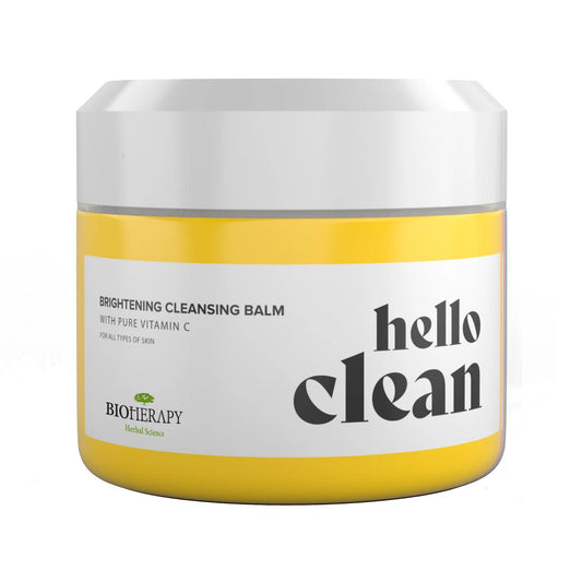 Hello Clean, Bálsamo Limpiador y Removedor de Maquillaje Iluminador con Vitamina C, Bioherapy