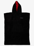 Poncho-toalla para surf Negro Unisex