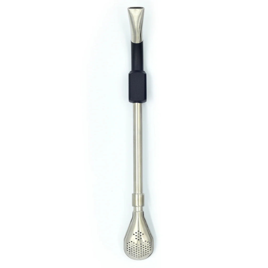 BOMBILLA PARA MATE DE CUCHARA NEGRO STANLEY