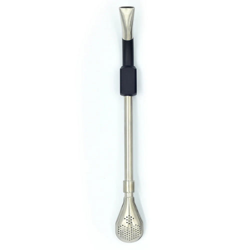 BOMBILLA PARA MATE DE CUCHARA NEGRO STANLEY