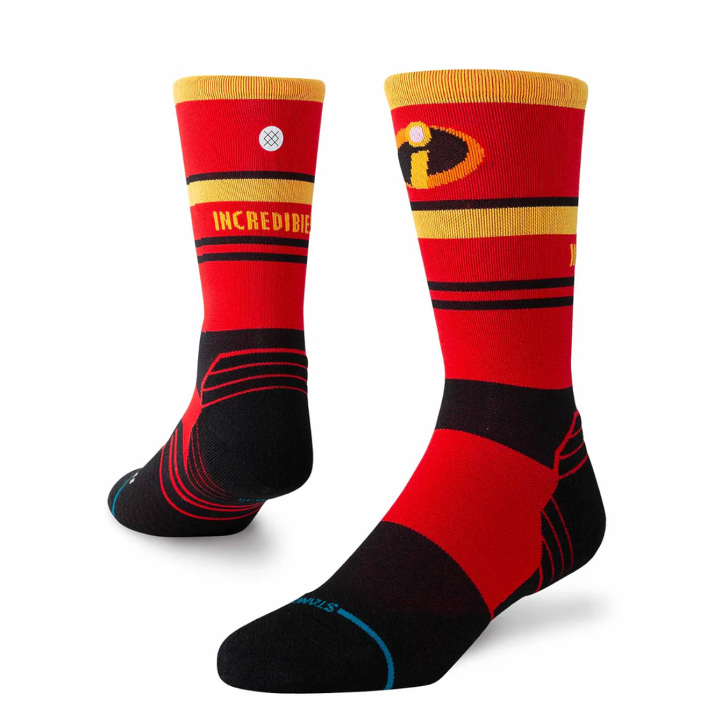 STANCE SOCK INCREDIBLE LIGHT CREW RED