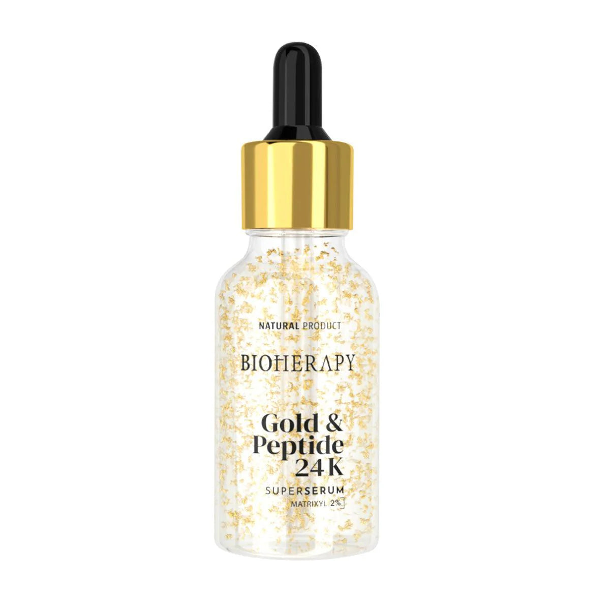 Súper Serum Gold Antiarrugas, de Oro de 24k y Péptidos Bioherapy