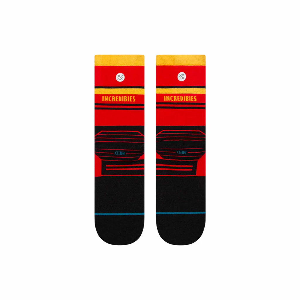 STANCE SOCK INCREDIBLE LIGHT CREW RED