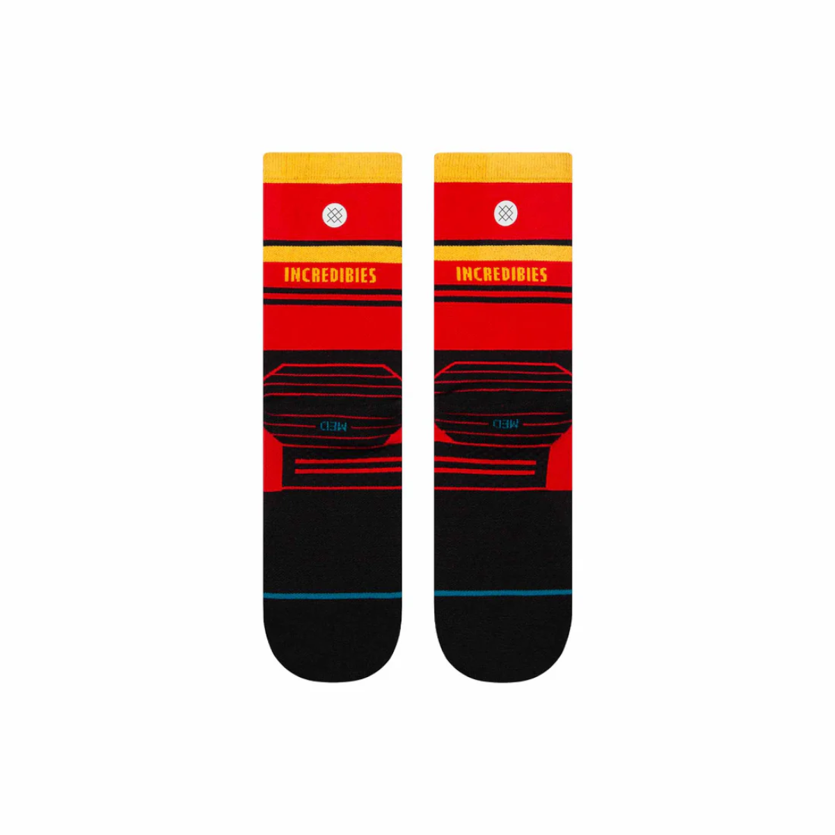 STANCE SOCK INCREDIBLE LIGHT CREW RED