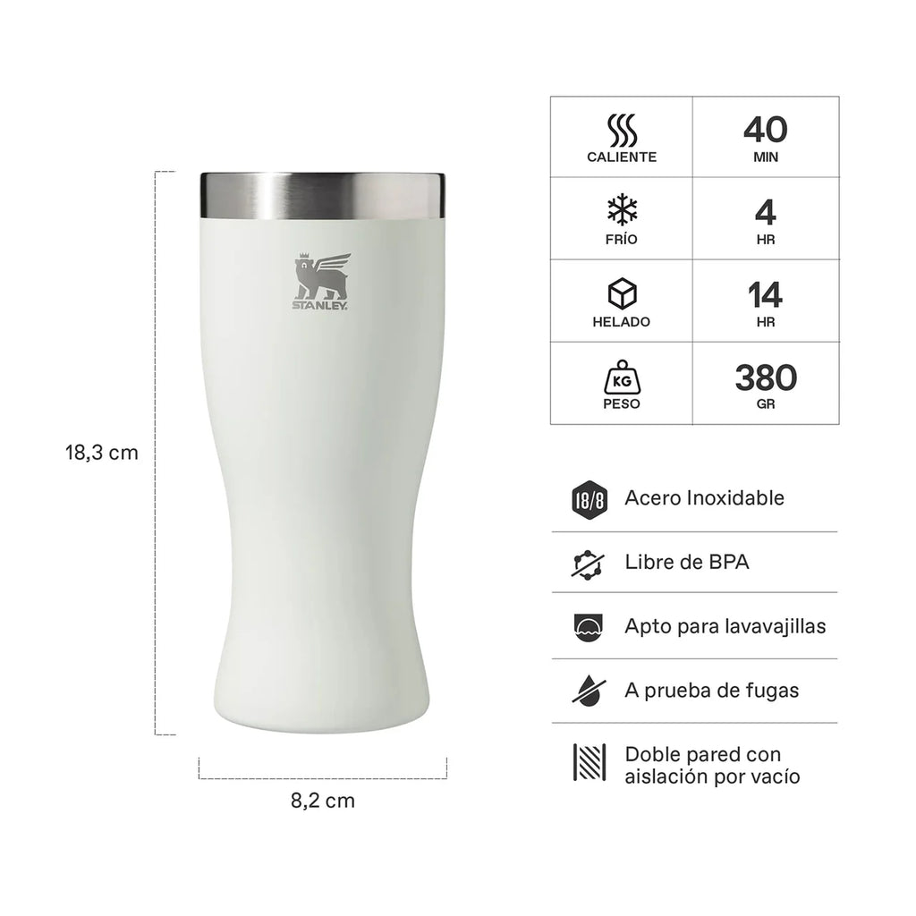 Vaso The Golden Hour Prismatic™ liso Blanco | 443 ml