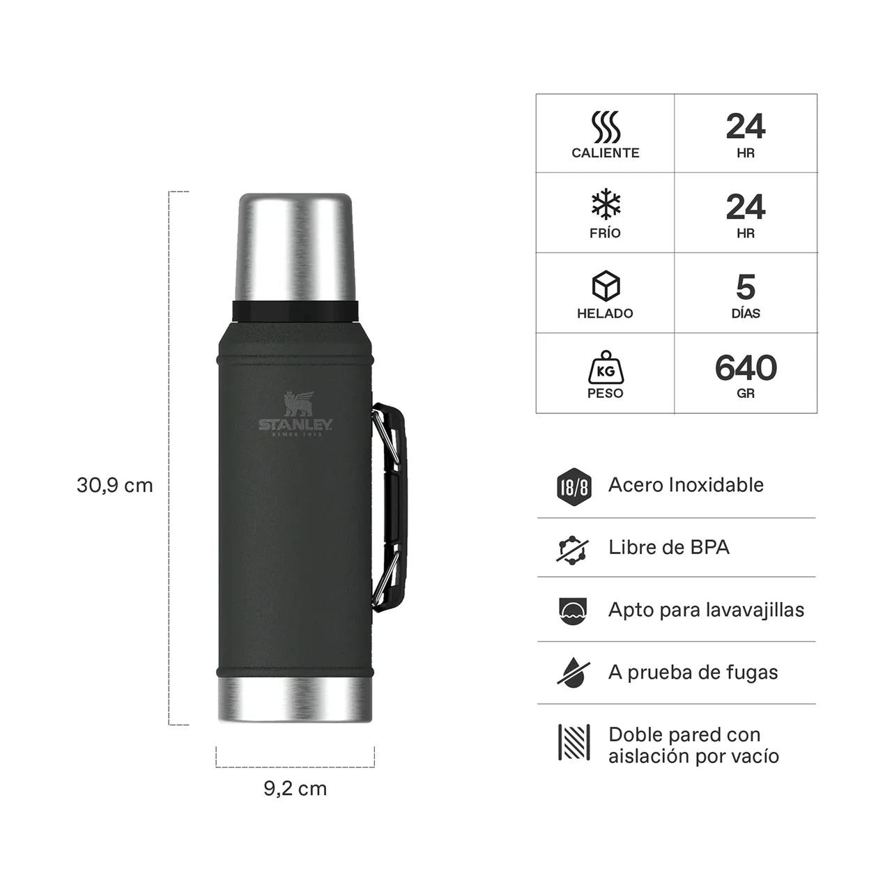 Termo Stanley Classic Red| 950 ml