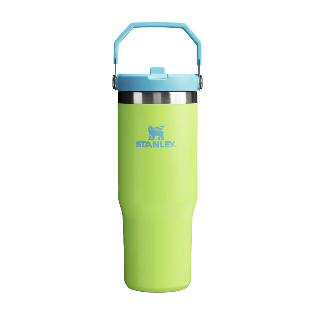 Botella Térmica Stanley Flip Straw Bright Lime | 887 ml