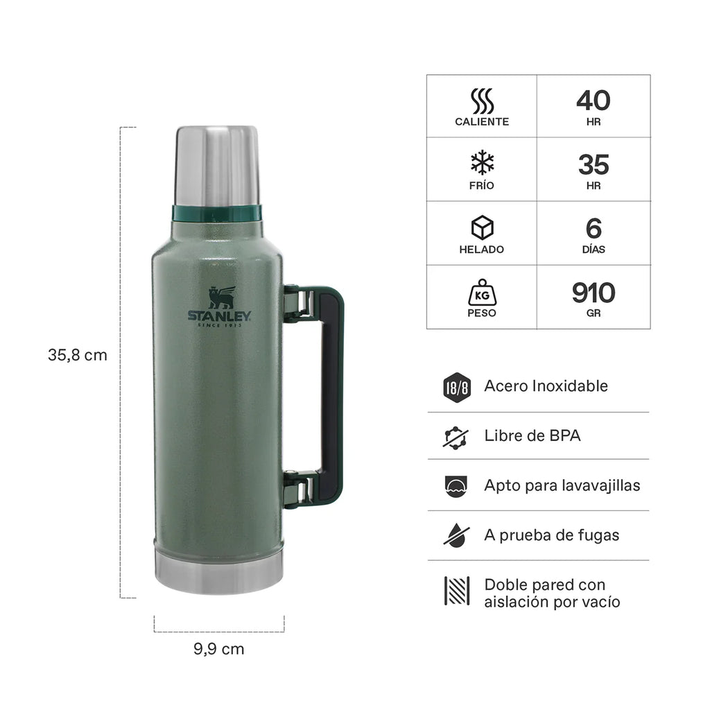 Termo Stanley Classic Red | 1.4 lt