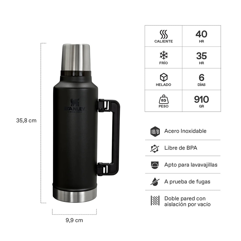 Termo Stanley Classic Black 2.0 | 1.4 LT