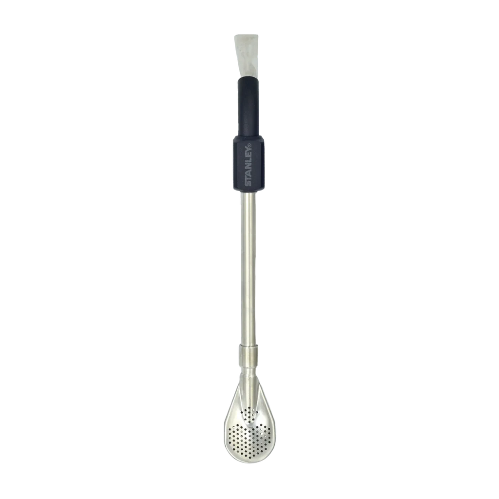 BOMBILLA PARA MATE DE CUCHARA NEGRO STANLEY