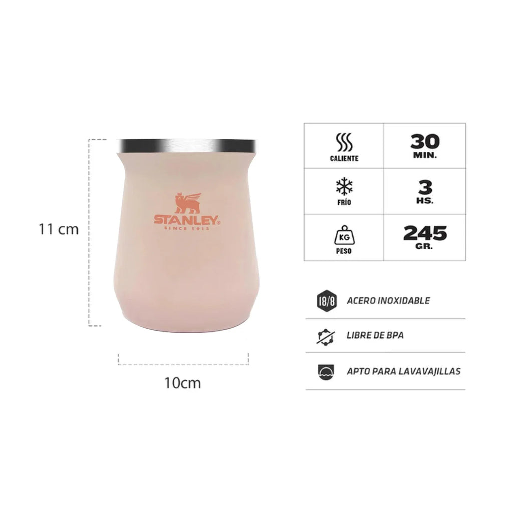 MATE STANLEY ROSADO 236 ML
