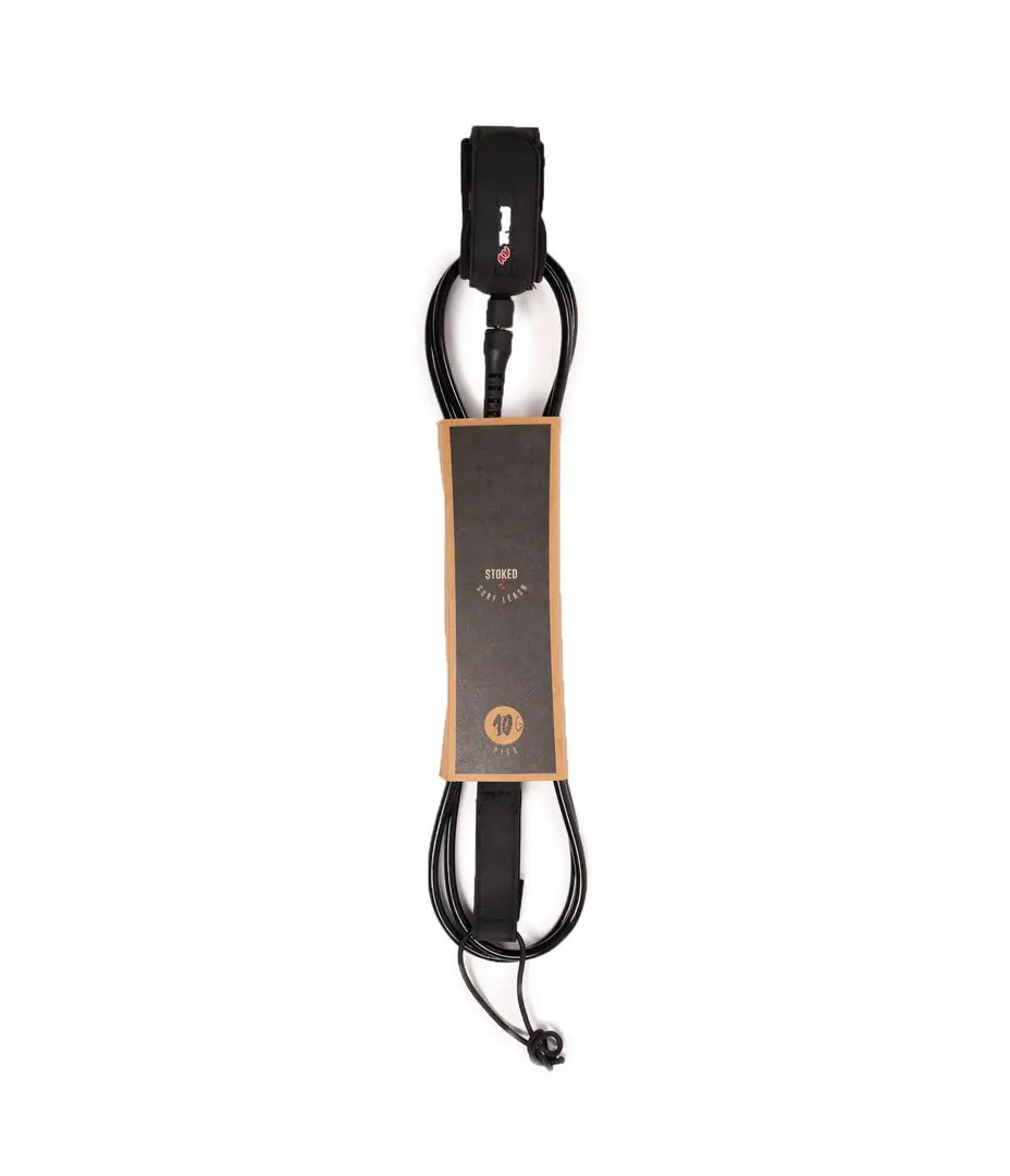 Leash 7FT 7MM Stoked Pacifico Surf Negro