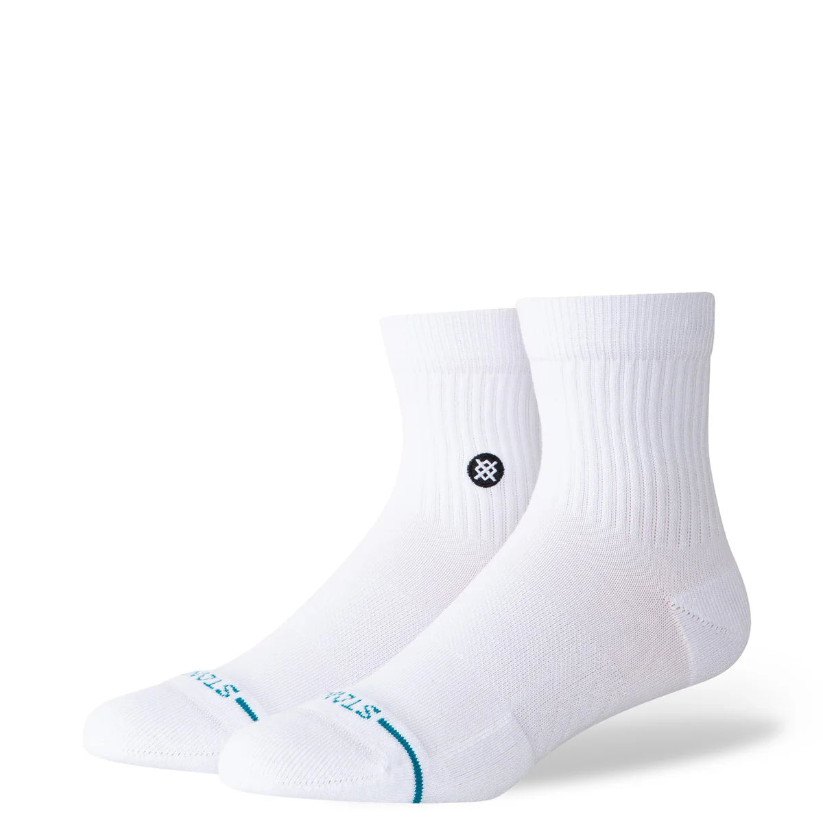 Stance Sock Icon Quarter White