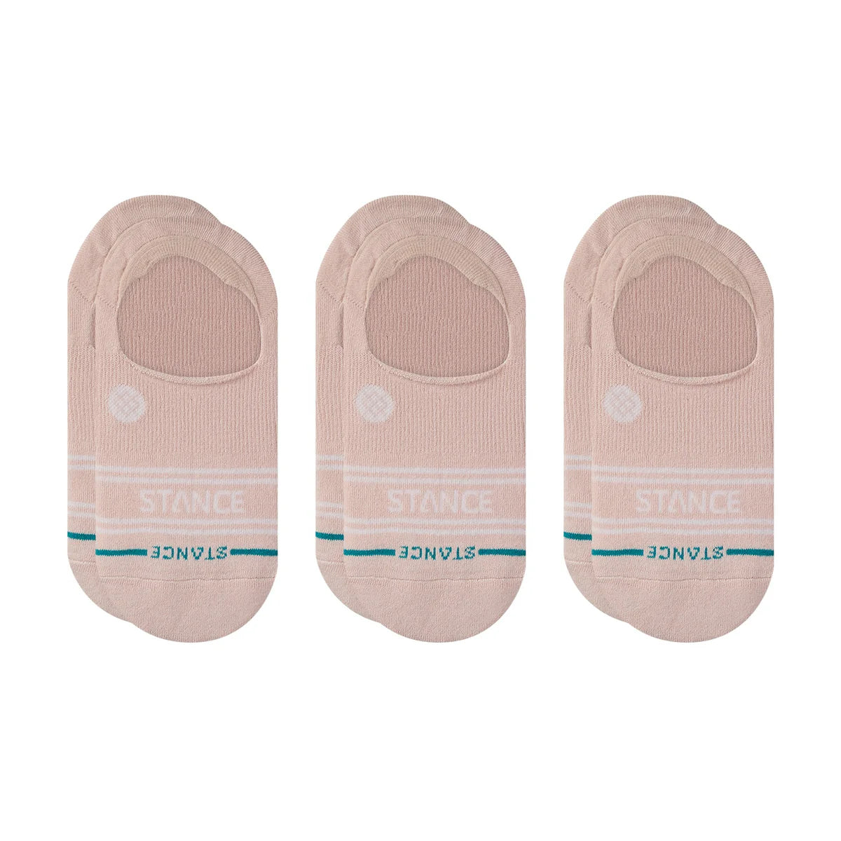 Stance Sock 3 Pack No Show Vital Pink