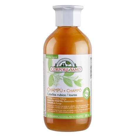Shampoo a la Henna cabellos rubios, Corpore Sano