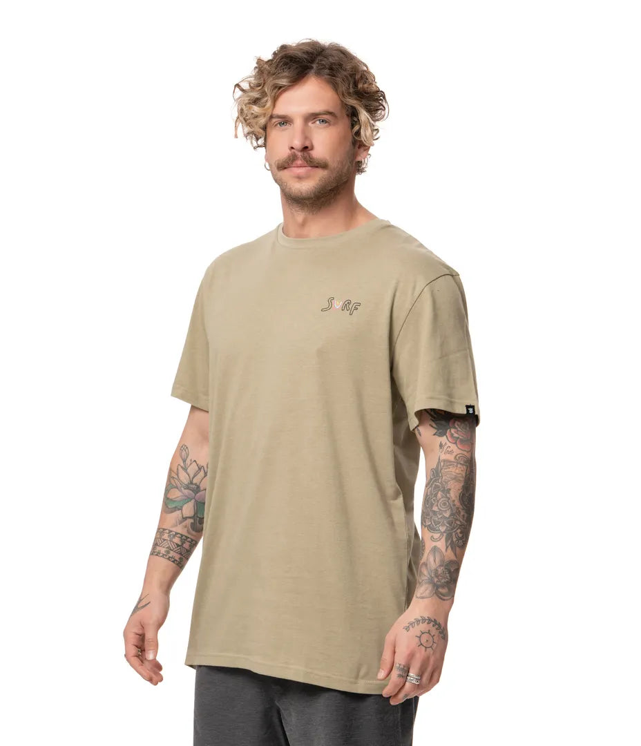 Polera Smile Hombre Verde