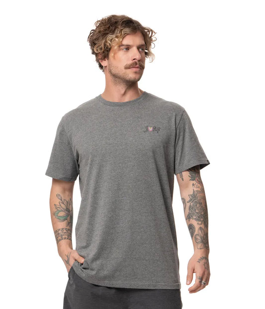 Polera Smile Hombre Charcoal