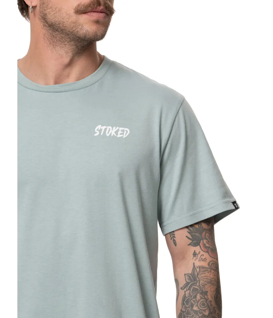 Polera Hawai Hombre Sky