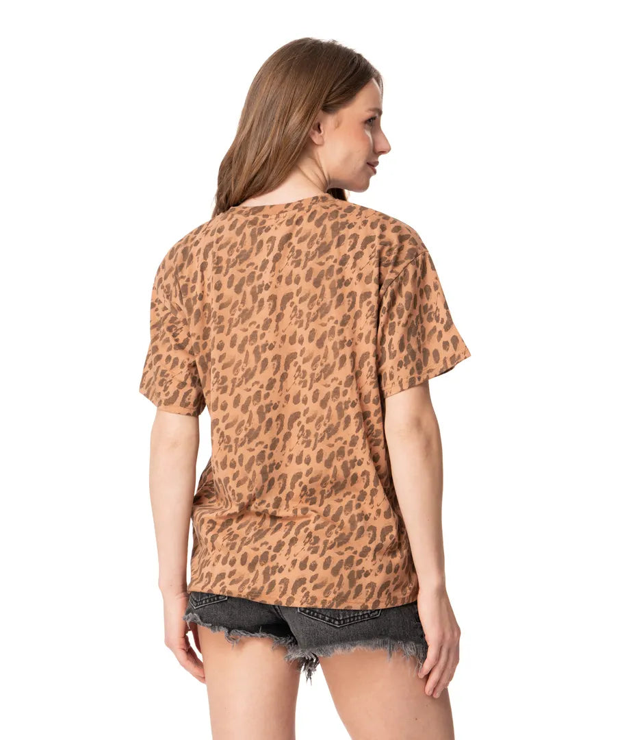 Polera Animal Print Mujer Animal Print