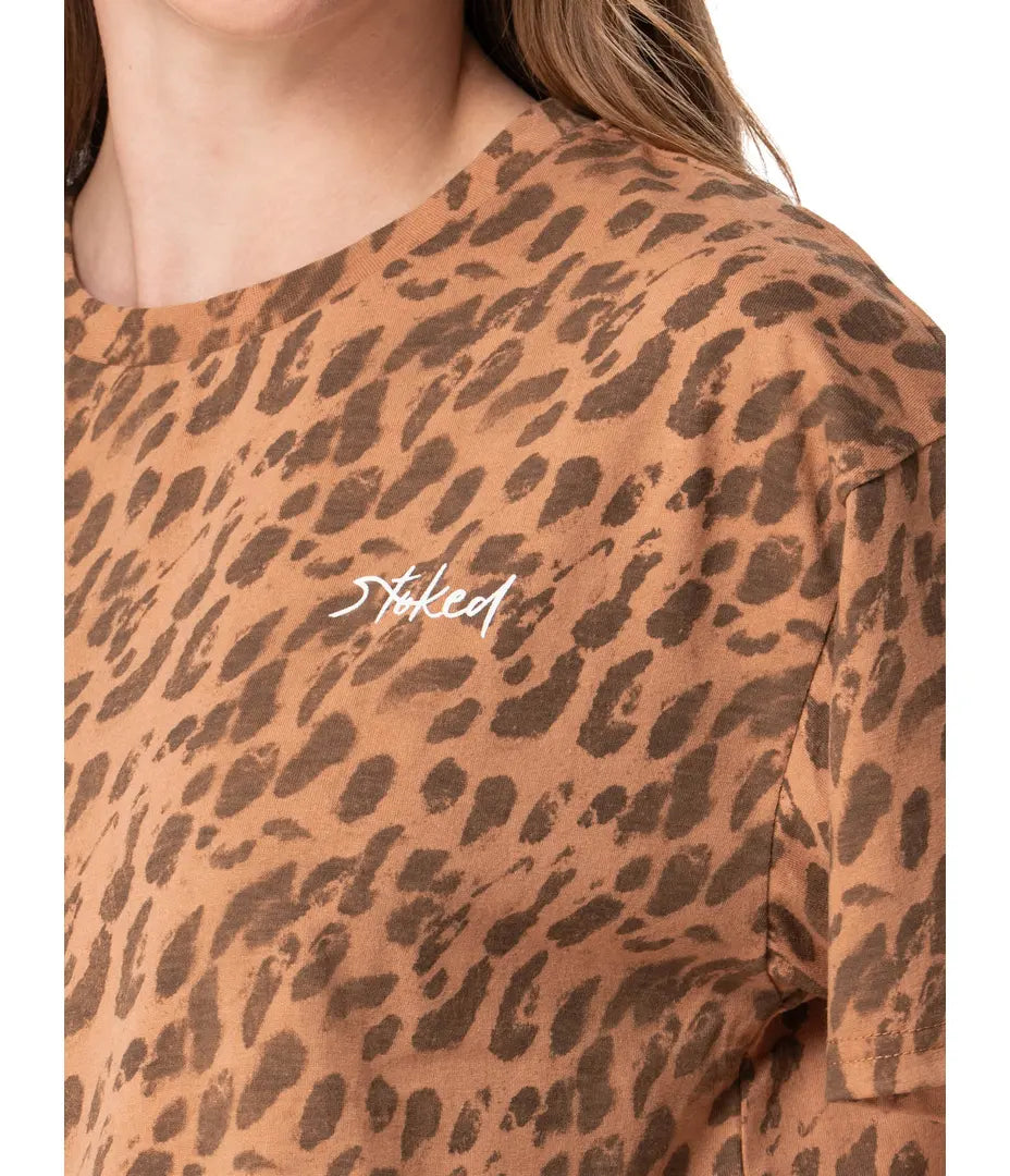 Polera Animal Print Mujer Animal Print